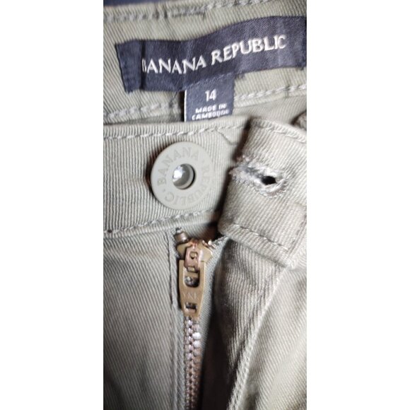 Banana Republic Olive Green Pants NWT Women’s Casual Office Wear Trousers - Picture 4 of 8